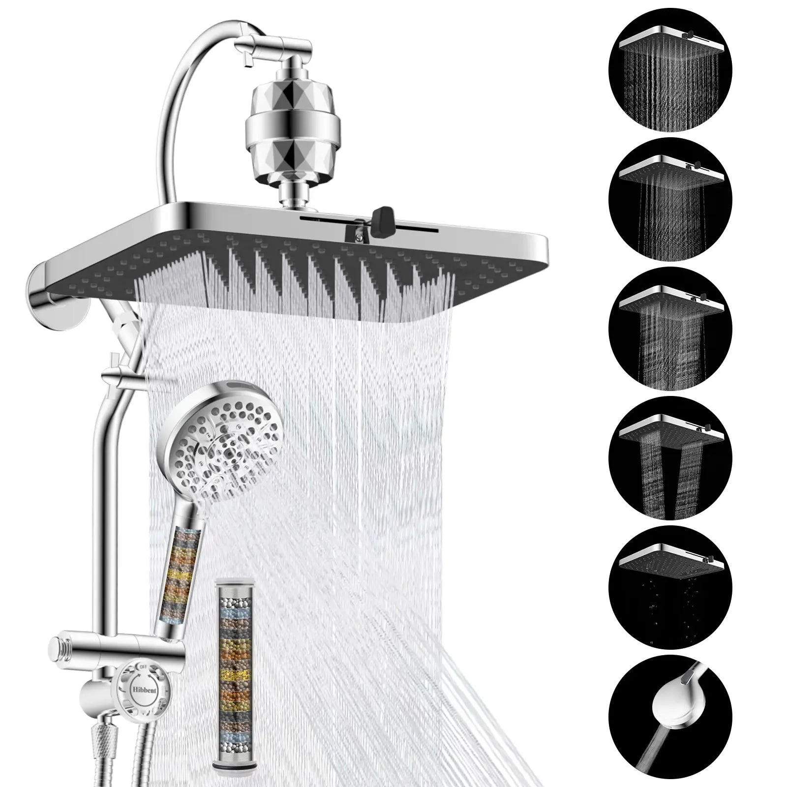 AquaLuxe™ Rainfall Shower System