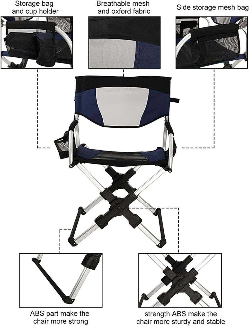 Portable Folding Camping Chair | Lightweight Outdoor Chair for Camping, Hiking & Travel
