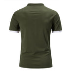 Summer short-sleeved basic models stand-up collar polo shirt men's T-shirt tops