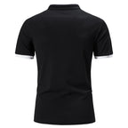 Summer short-sleeved basic models stand-up collar polo shirt men's T-shirt tops