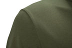 Summer short-sleeved basic models stand-up collar polo shirt men's T-shirt tops