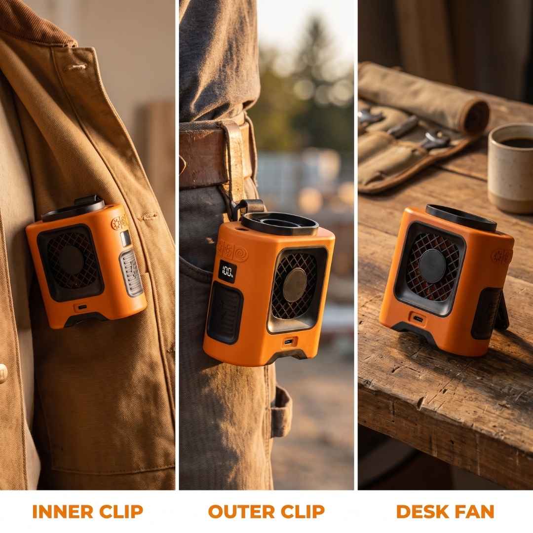 ChillBand™ Pro Wearable Cooling Fan