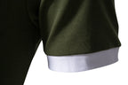 Summer short-sleeved basic models stand-up collar polo shirt men's T-shirt tops