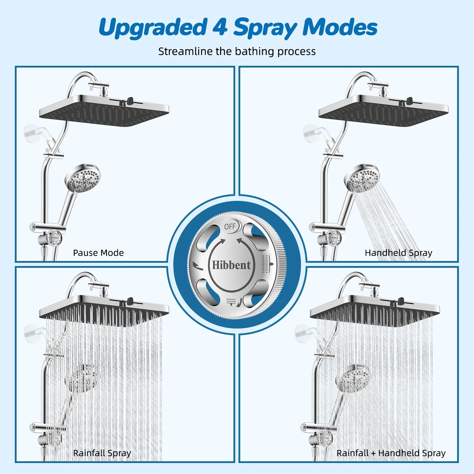 AquaLuxe™ Rainfall Shower System