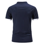 Summer short-sleeved basic models stand-up collar polo shirt men's T-shirt tops